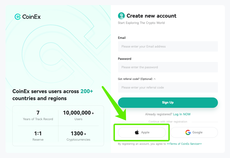 ثبتنام با حساب اپل